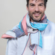 Load image into Gallery viewer, Nomad scarf in multicolor silk linen