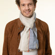 Charger l'image dans la galerie, Echarpe Dandy en soie lin beige
