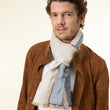Charger l'image dans la galerie, Echarpe Dandy en soie lin beige