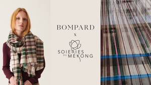 Eric Bompard x Soieries du Mekong - collection d'écharpes et foulard