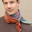 Load image into Gallery viewer, Carré Patchwork en soie multico homme
