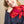 Carré 70 Dublin rouge en soie cachemire femme