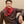 Carre 95 Chromie rouge en soie cachemire homme