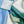 Carré Pastel en soie cachemire bleu-vert