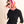 Carré en soie Nuancier Pointillé framboise