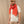 Chèche en coton et soie Granité rouge vermillon homme 