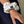 Pack of 2 large ecru plain silk scrunchies 