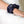 Pack 2 small chouchous en soie uni marine