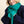 Echarpe Nomade Unie en soie laine cachemire vert