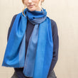 Load image into Gallery viewer, Echarpe City bleu Klein Femme
