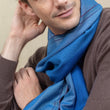 Load image into Gallery viewer, Echarpe City bleu Klein Homme
