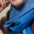 Load image into Gallery viewer, Echarpe City bleu Klein Homme
