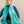 Echarpe Colorblock Emeraude en soie laine femme