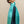 Echarpe Colorblock Emeraude en soie laine femme