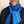 Charger l&#39;image dans la galerie, Écharpe Colorblock en soie laine bleu
