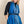Charger l&#39;image dans la galerie, Echarpe Dégradée en soie laine bleu klein
