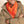 Echarpe Dégradée en soie laine orange