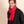 Echarpe Dublin en soie cachemire rouge