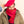 Echarpe Dublin soie cachemire rouge h