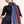 Echarpe Muscade en soie laine jeans
