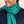 Echarpe Nomade Unie en soie laine cachemire vert