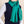 Echarpe Nomade Unie en soie laine cachemire vert