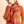 Echarpe Patchwork en soie laine rouille
