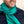 Echarpe Nomade Unie en soie laine cachemire vert