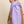 Echarpe Nomade Unie en soie laine cachemire lilas