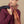 Echarpe Vibi Rouille en soie laine homme