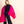 Echarpe Dégradée en soie laine fushia

