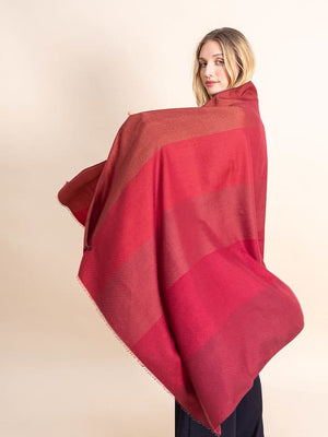 Etole Brume femme soie cachemire rouge bordeaux