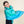 Etole New Asymétrique en soie vert