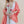 Etole en soie corail femme