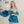 Etole en soie teal femme