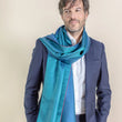 Load image into Gallery viewer, Etole en soie teal homme
