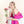 Etole Trio en soie rose bougainvillier femme