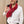 Grand foulard en soie unie bordeaux 