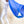 Charger l&#39;image dans la galerie, Etole Unie en soie fine bleu
