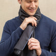 Load image into Gallery viewer, Etole Unie en soie noire homme
