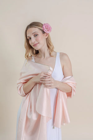 Etole unie en soie nude femme