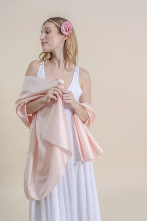 Etole unie en soie nude femme