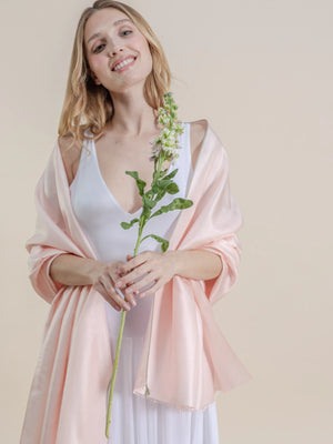 Etole unie en soie nude femme
