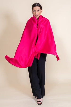 Etole Unie en soie fushia