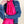 Etole Unie en soie fushia
