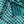 Foulard Krama en soie vert