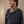 Echarpe en soie Vicky marine homme