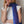 Petit foulard Bicolore en soie bleu klein femme