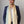 Petit foulard Bicolore en soie céladon homme