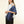 Charger l&#39;image dans la galerie, Petit foulard Bicolore en soie indigo
